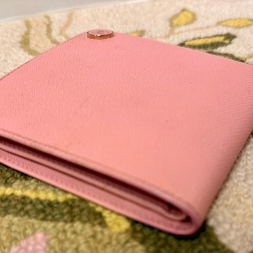 CHANEL Vintage Calfskin Bifold Compact Wallet - Pink - Picture 7 of 16
